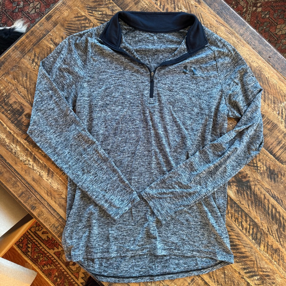 Under Armour Gray Long Sleeve Quarter Zip